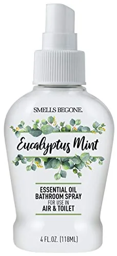 SMELLS BEGONE Bathroom & Toilet Spray — Eucalyptus Mint, 4 oz