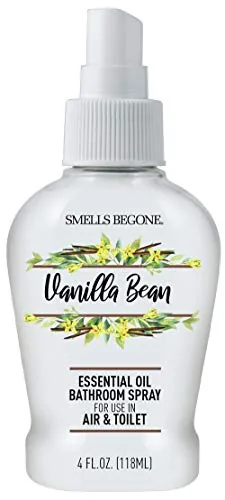SMELLS BEGONE Bathroom & Toilet Spray — Vanilla Bean, 4 oz