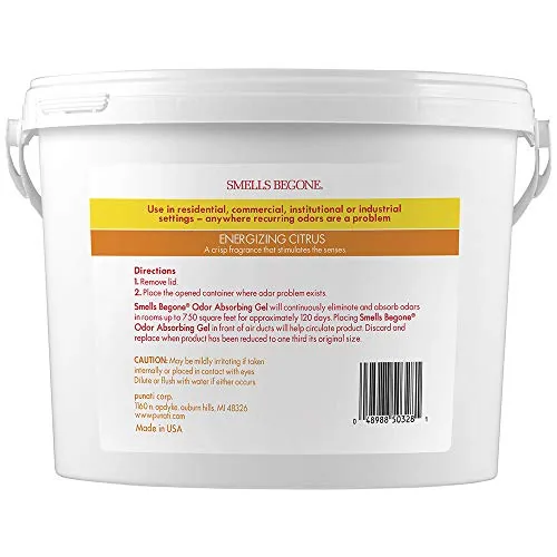 SMELLS BEGONE Gallon Odor Absorber Gel — Energizing Citrus — view 3