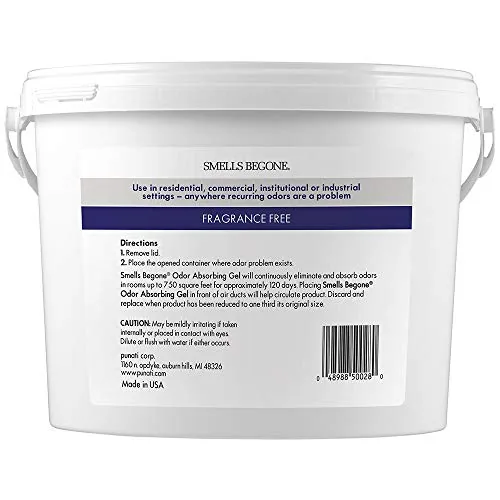SMELLS BEGONE Gallon Odor Absorber Gel — Fragrance Free — view 2