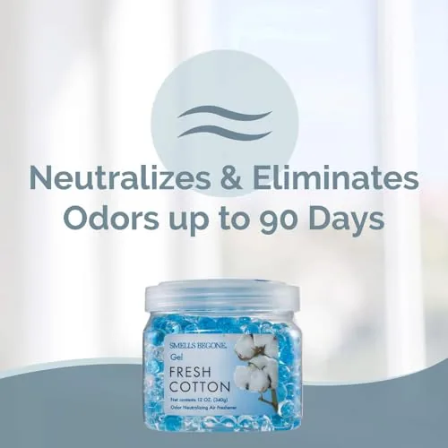 SMELLS BEGONE Odor Eliminator Gel — Fresh Cotton, 12 oz — view 2